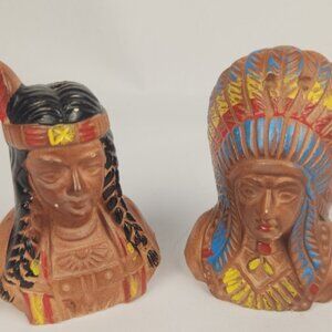 Native American Salt And Pepper Shakers